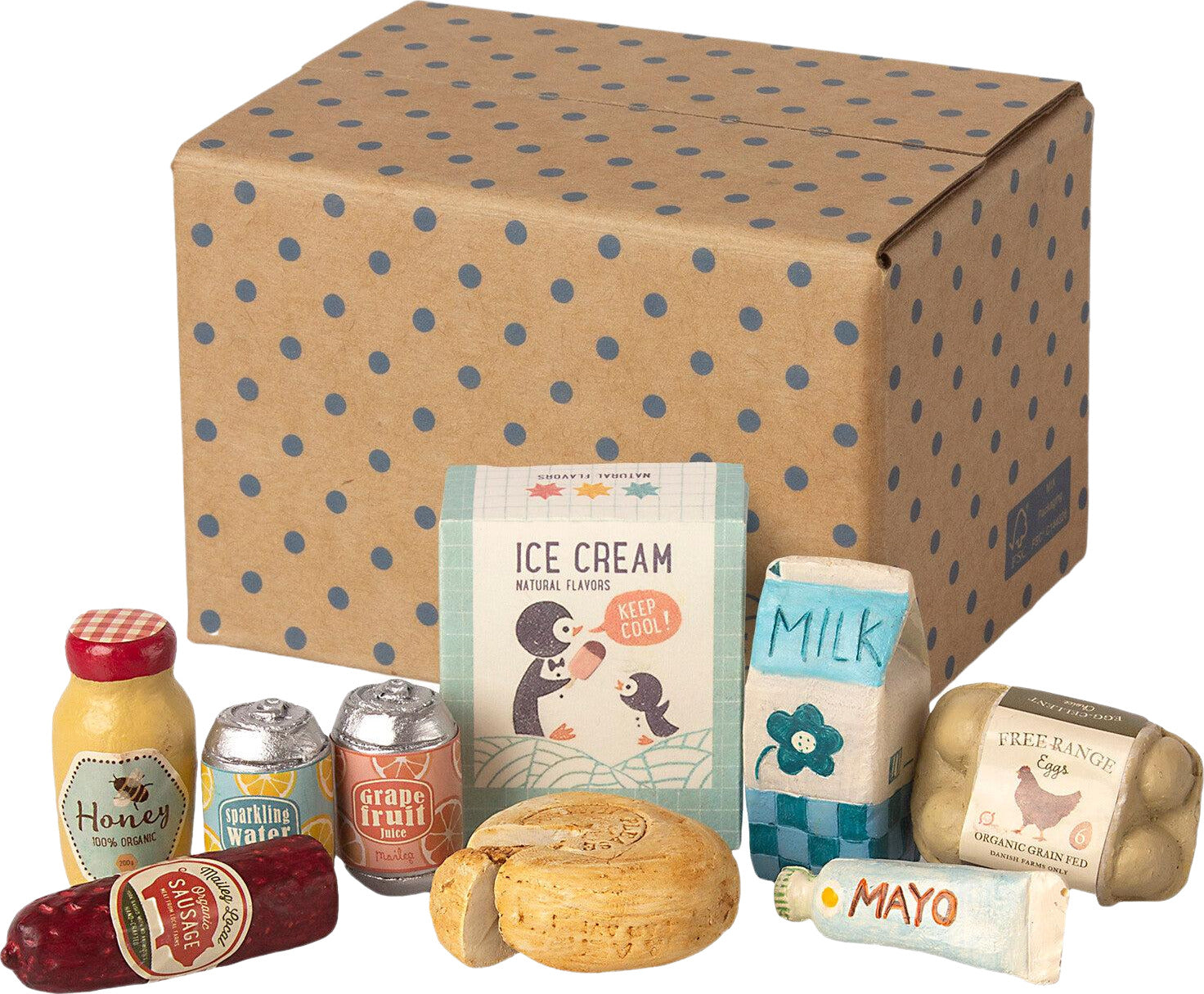 Miniature Grocery Box