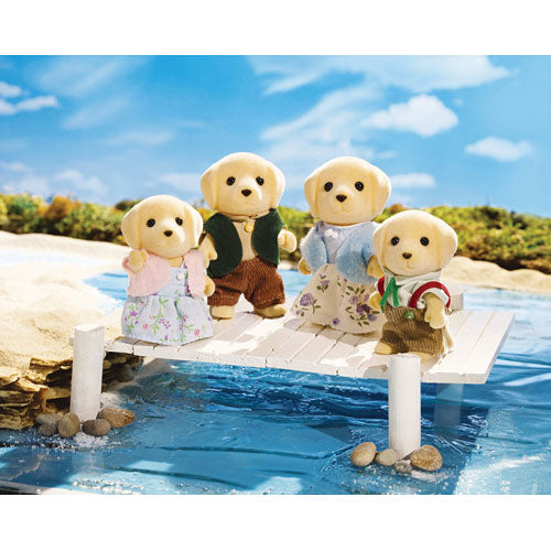 Yellow Labrador Family