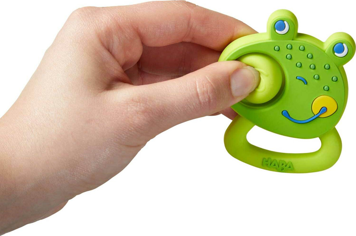 Popping Frog Silicone Teething Toy