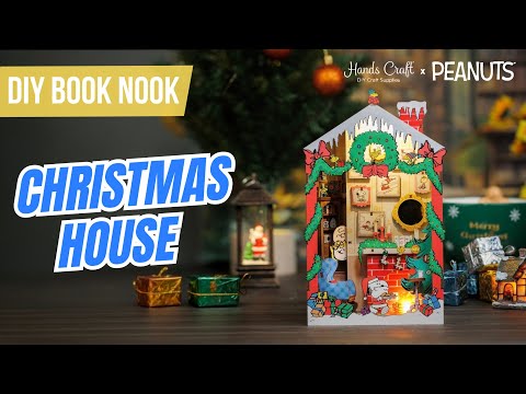 Peanuts Christmas DIY Book Nook Kit
