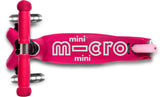 Micro Kickboard Mini Deluxe LED - Pink