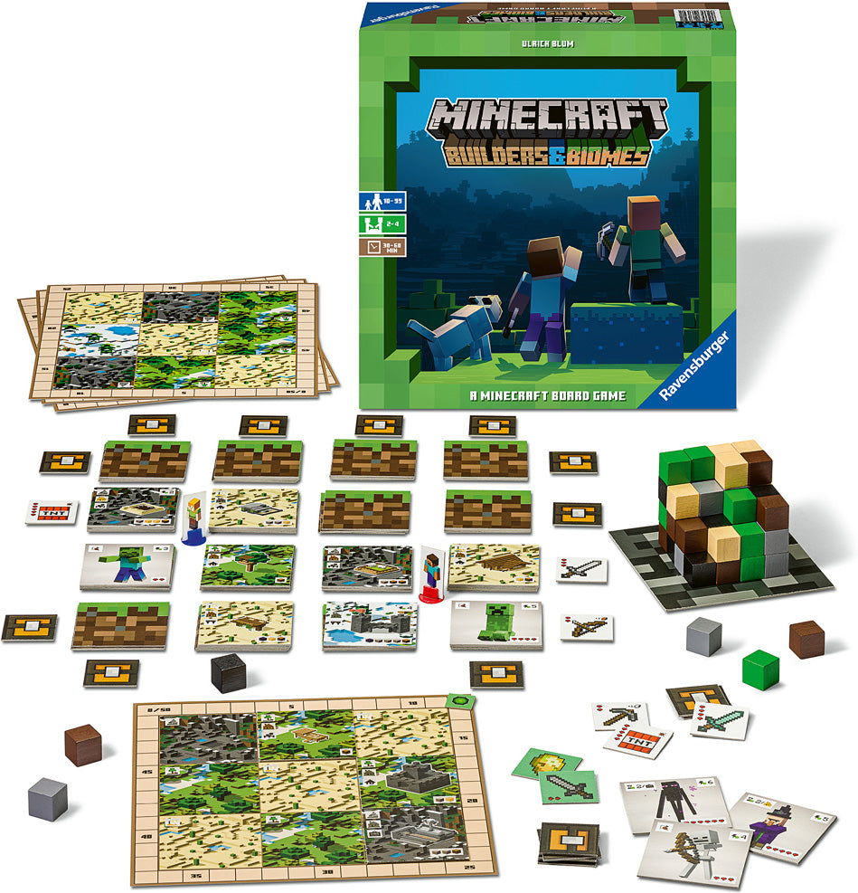 Ravensburger Minecraft: Builders & Biomes Board Game