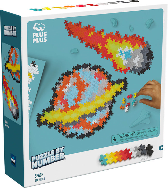 Plus-Plus Puzzle By Number Space