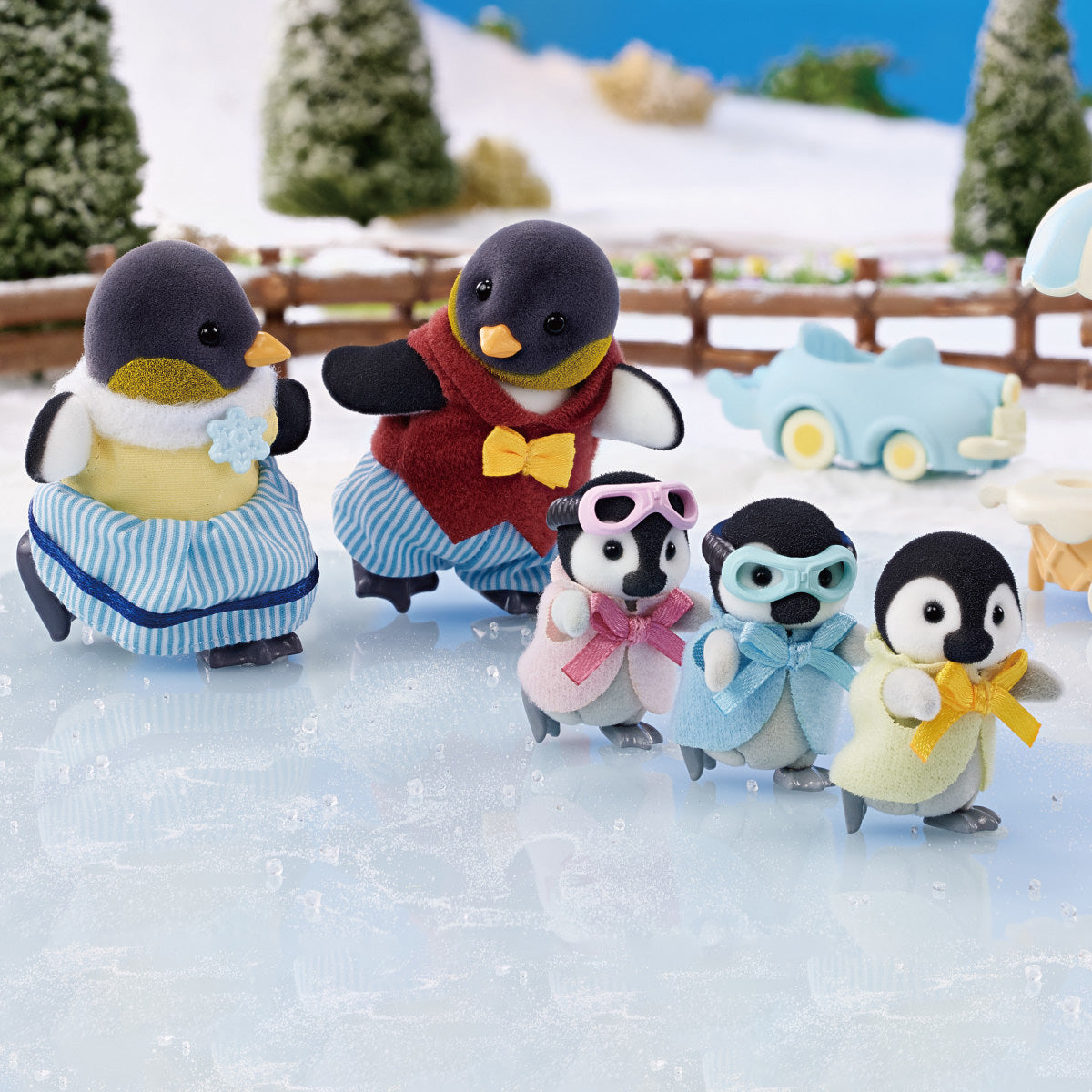 Calico Critters Penguin Family