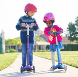 Mini Deluxe LED Scooter - Crystal Blue