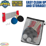 Retractable Table Tennis Set