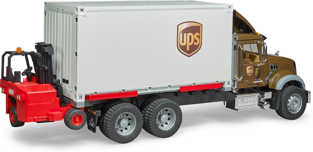 Bruder MACK Granite UPS Logistics Truck