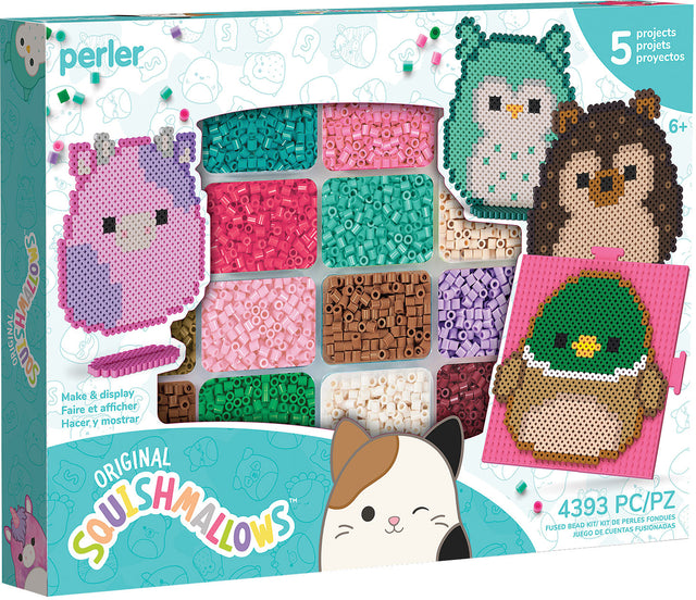 Perler Squishmallows Fused Bead Kit