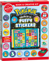 Klutz Pokemon Color-In 3D Puffy Stickers