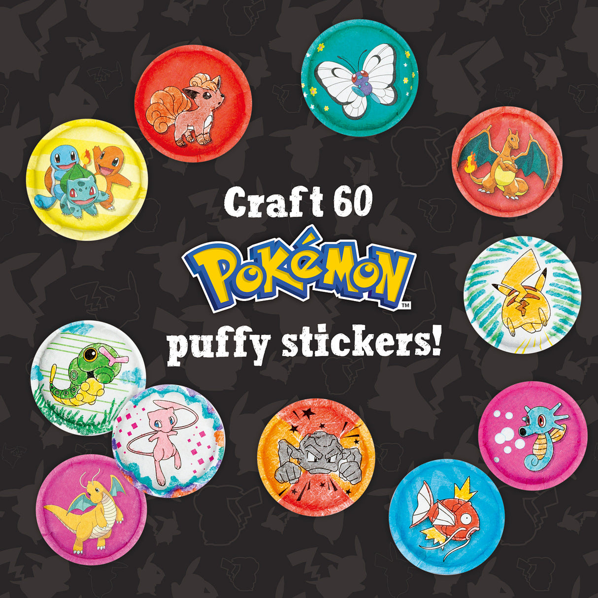 Klutz Pokemon Color-In 3D Puffy Stickers