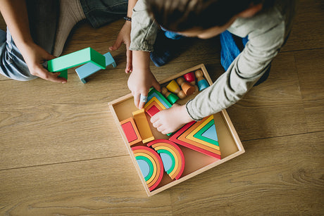 Rainbow Wooden Blocks