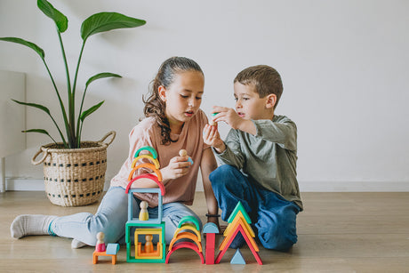 Rainbow Wooden Blocks