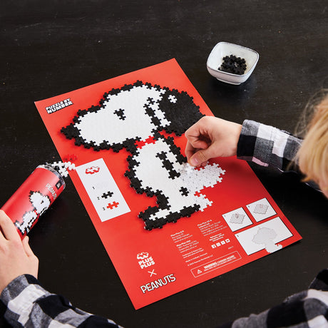 Plus-Plus Peanuts Puzzle By Number Tube