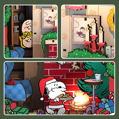 Peanuts Christmas DIY Book Nook Kit