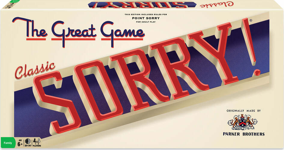 Sorry Classic Edition Board Game