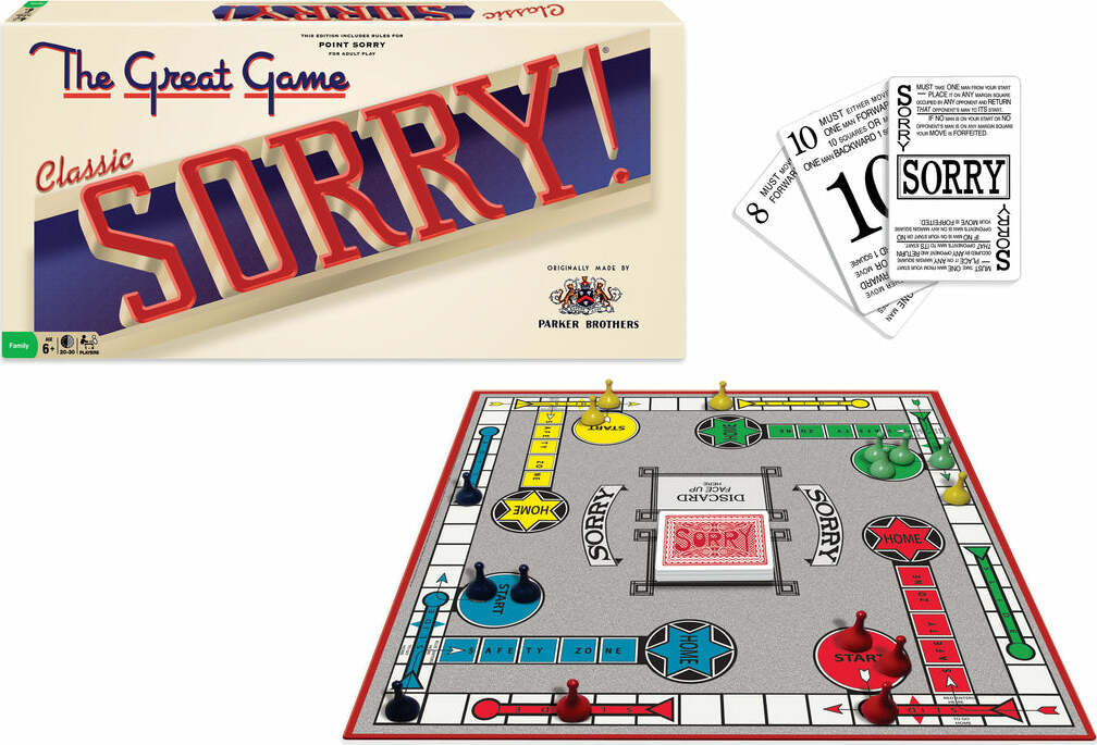 Sorry Classic Edition Board Game